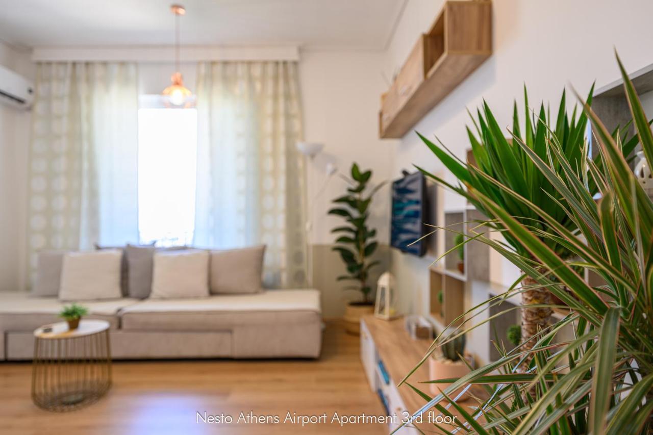 Nesto Athens Airport Apartment Spata  Bagian luar foto